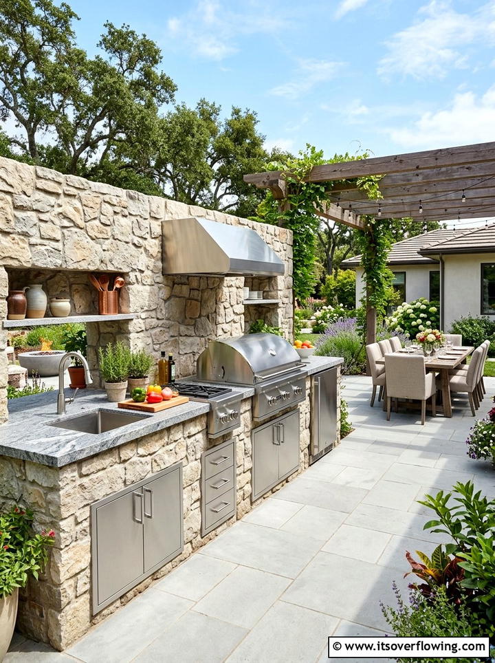 Outdoor Kitchen Area - 25 garden ideas for contemporary homes