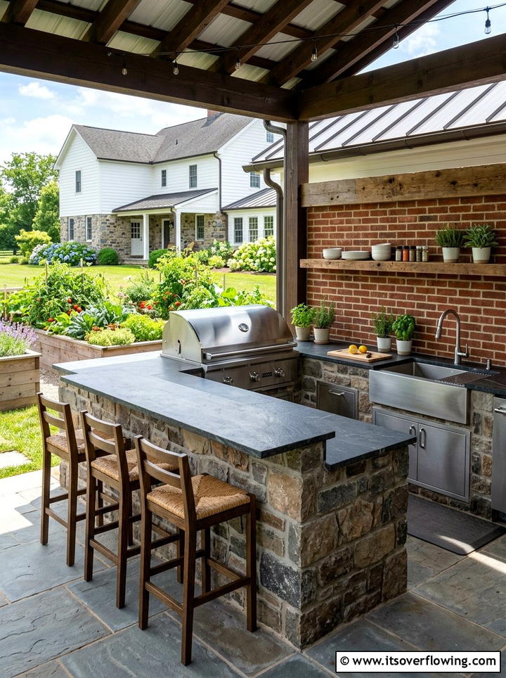 Outdoor Kitchen Station - 25 garden ideas for outdoor entertaining