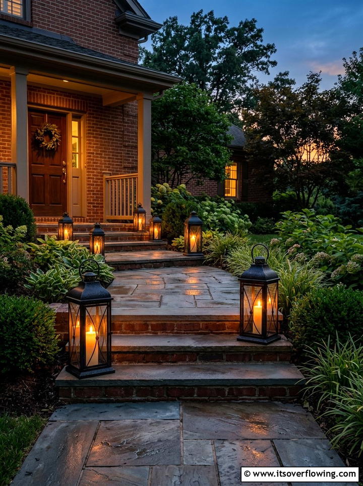 Outdoor Lantern - 25 garden decor ideas for front yards