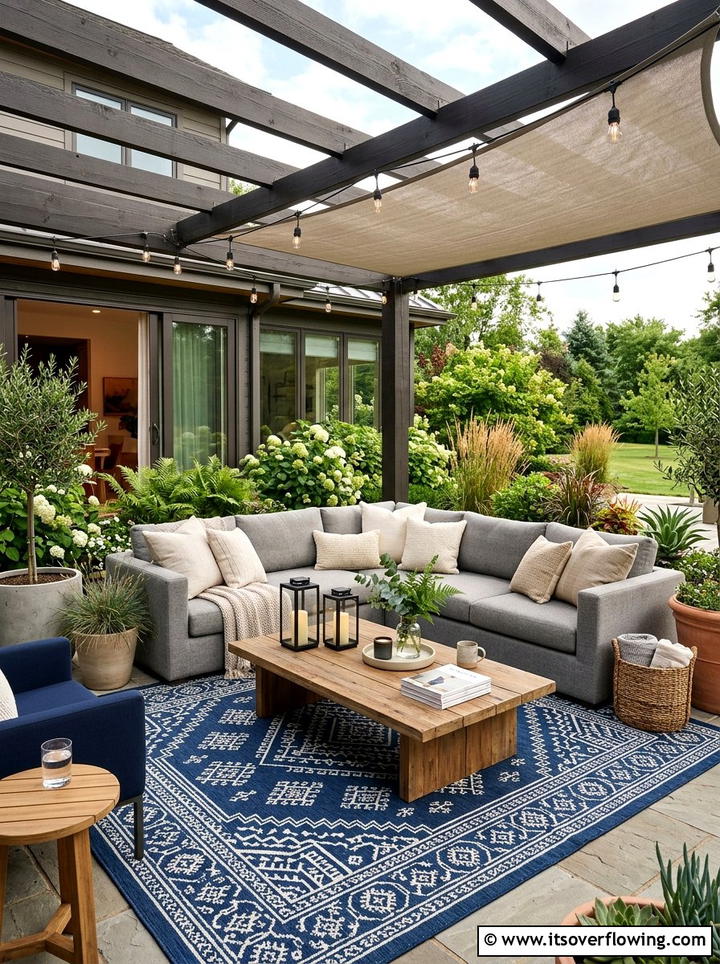 Outdoor Living Room - 25 backyard decorating ideas with patio decor