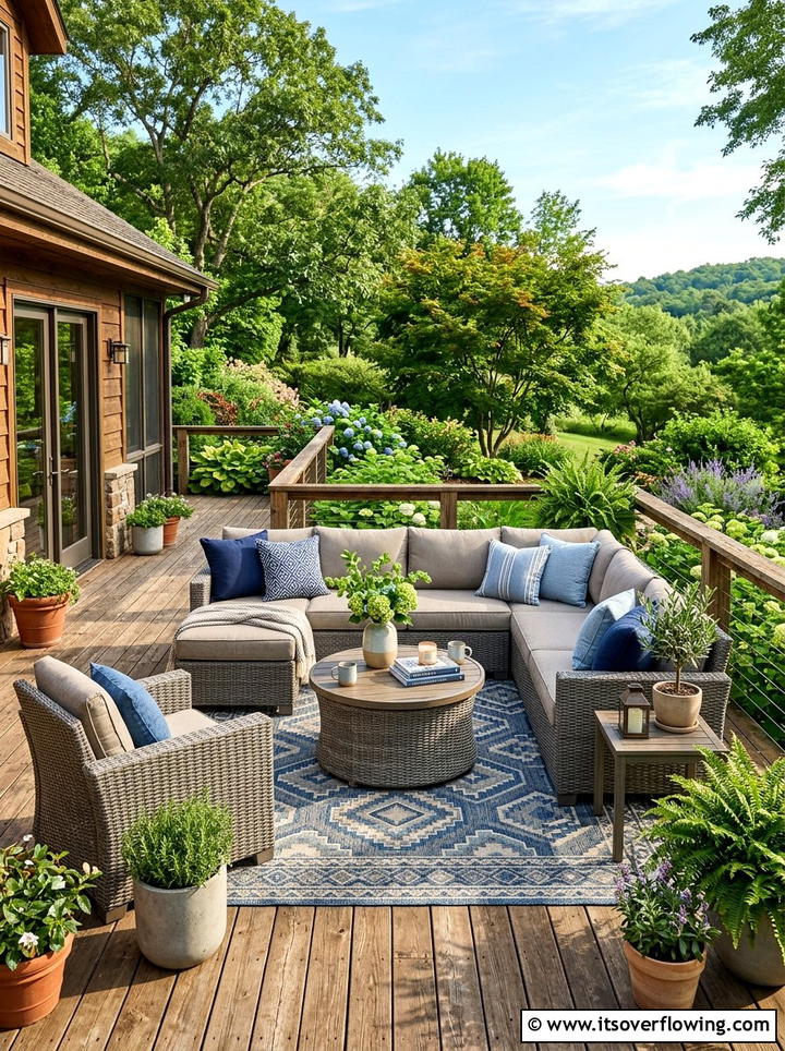 Outdoor Living Room - 25 creative garden ideas for suburban homes