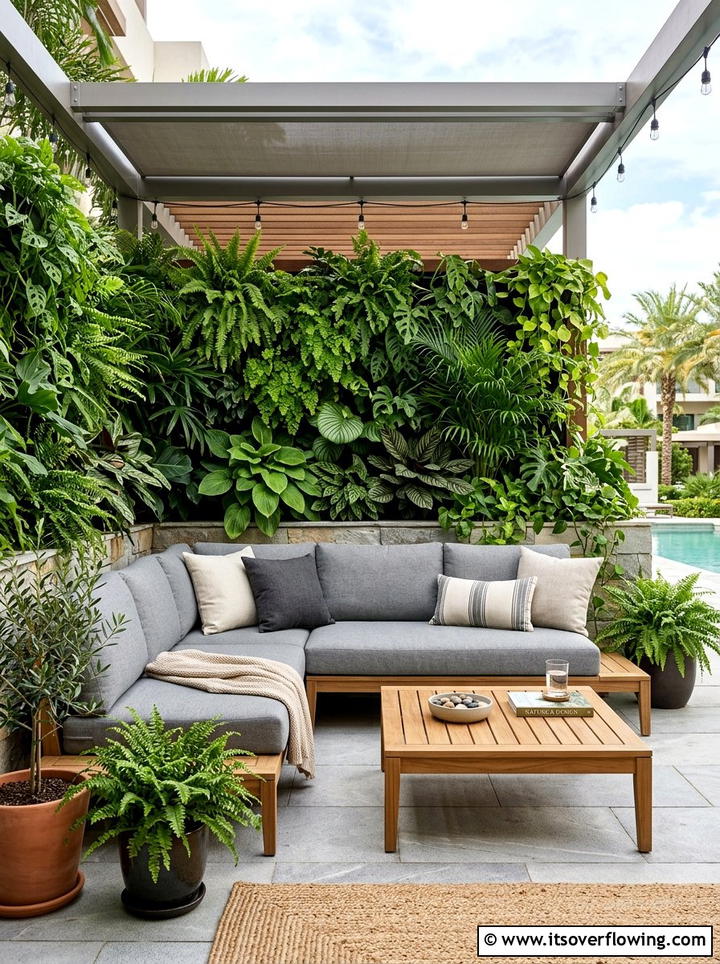 Outdoor Living Room Pocket - 25 creative garden ideas with pocket planters