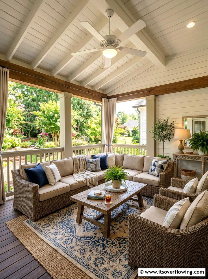 Outdoor Living Room Porch - 25 front porch ideas