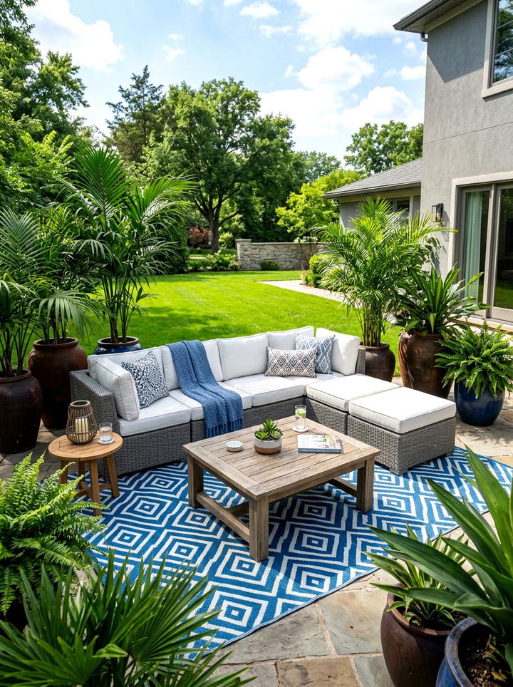Outdoor Living Room - 25 backyard decorating ideas