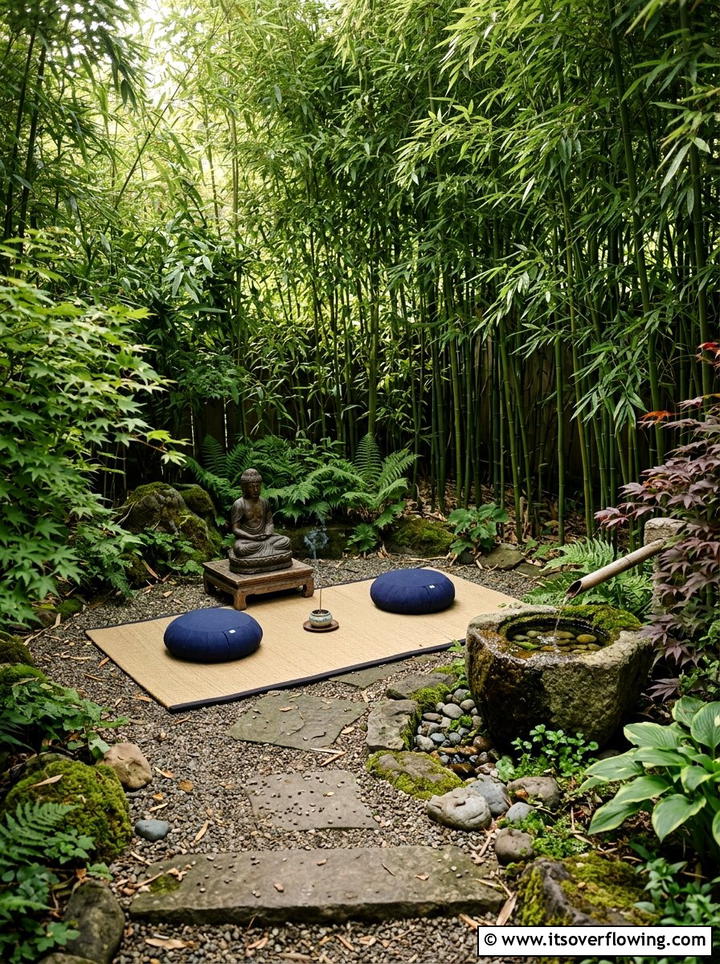 Outdoor Meditation Space - 25 backyard ideas with boho style