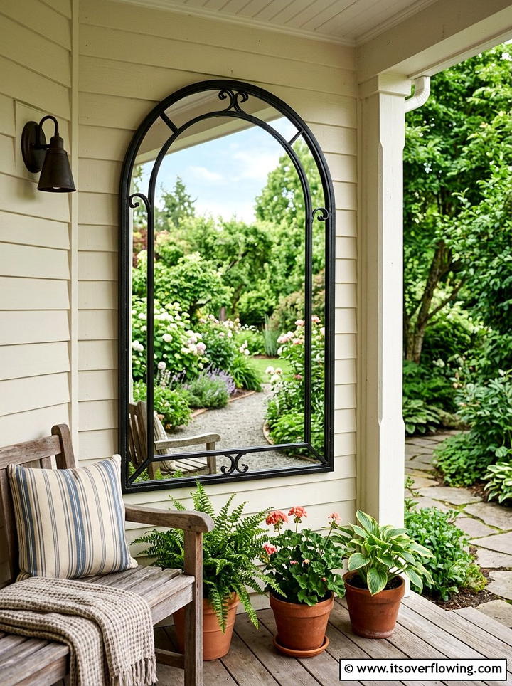 Outdoor Mirror For Porch - 25 front porch ideas for north facing porch