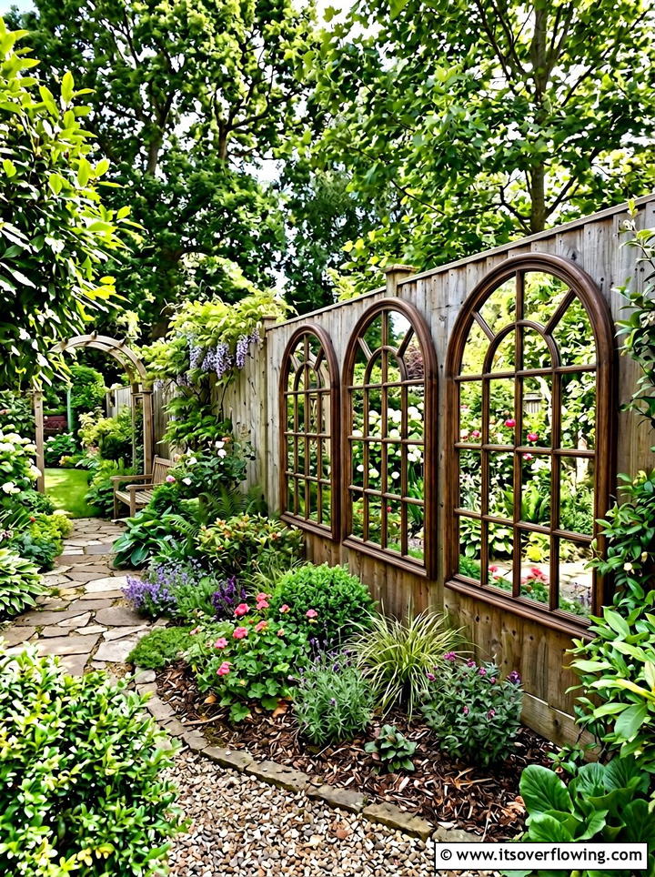 Outdoor Mirrors Decor - 25 garden decor ideas for side yards