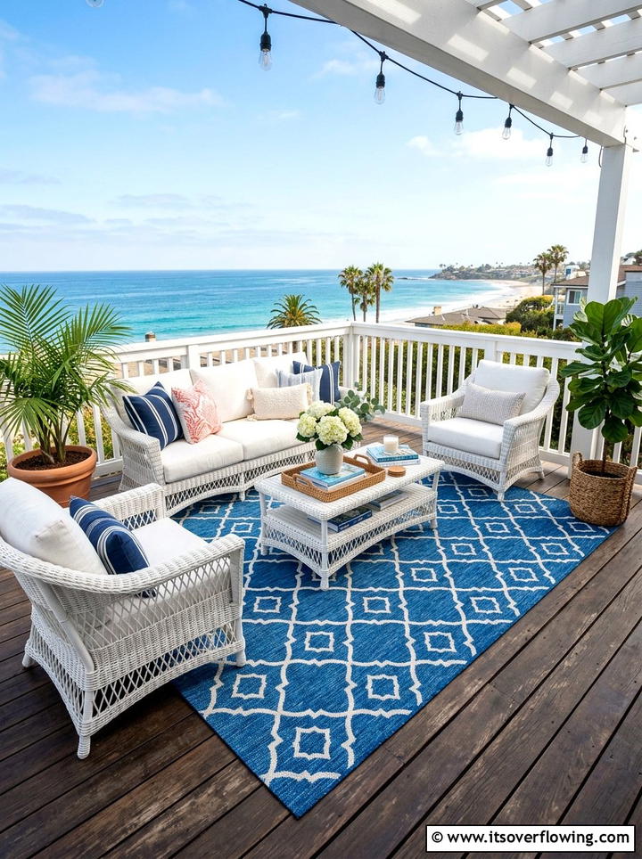 Outdoor Rug Styling - 25 backyard ideas for small yards