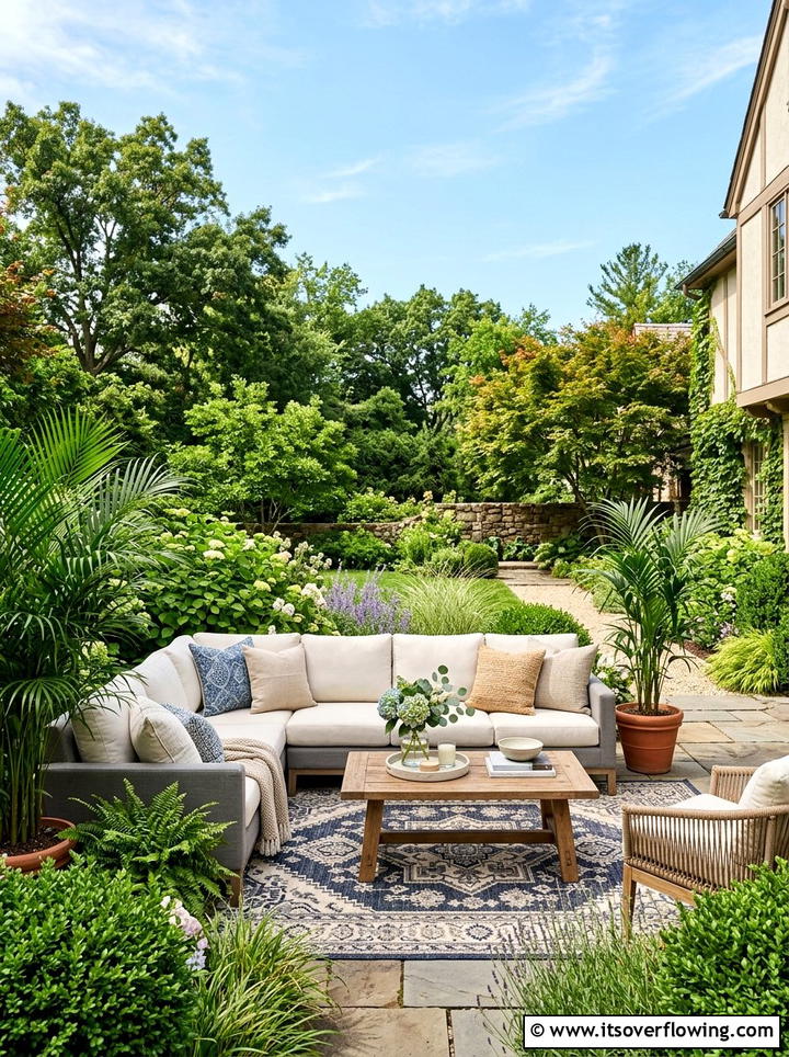 Outdoor Seating Area - 25 garden ideas for summer