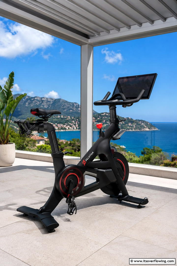 Outdoor Stationary Bike Setup - 30 Outdoor Gym Ideas to Create a Fresh Air Fitness Zone
