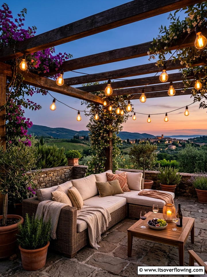 Outdoor String Lights - 25 backyard ideas for weekend projects