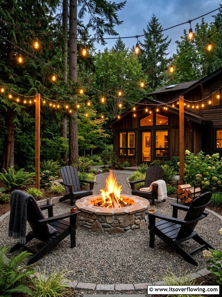 Outdoor fire pit - 25 backyard ideas for suburban homes