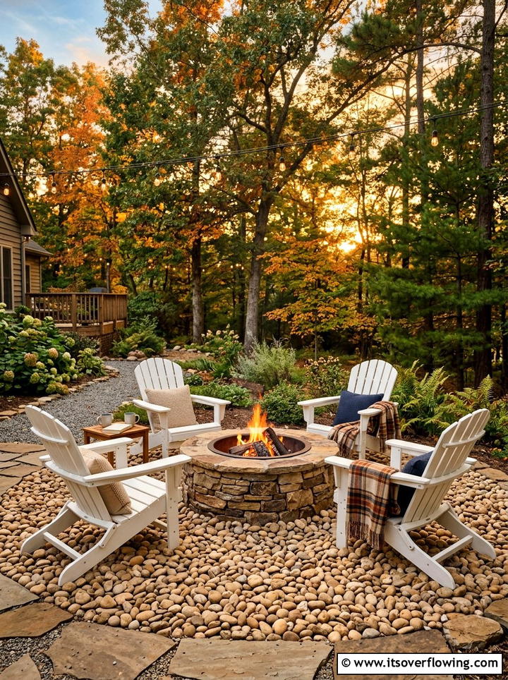 Outdoor fire pit seating - 25 garden design ideas for backyard spaces
