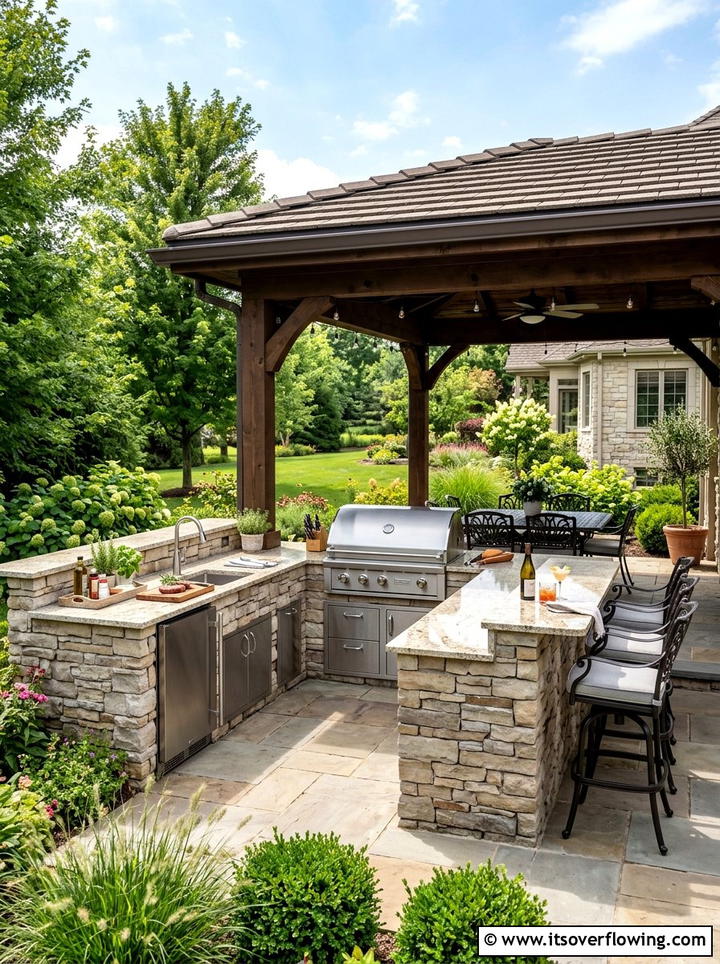 Outdoor kitchen - 25 backyard ideas for suburban homes