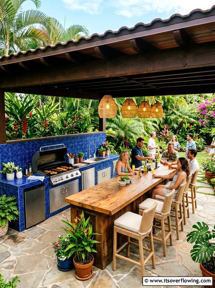 Outdoor kitchen bar seating - 25 garden design ideas for outdoor kitchens