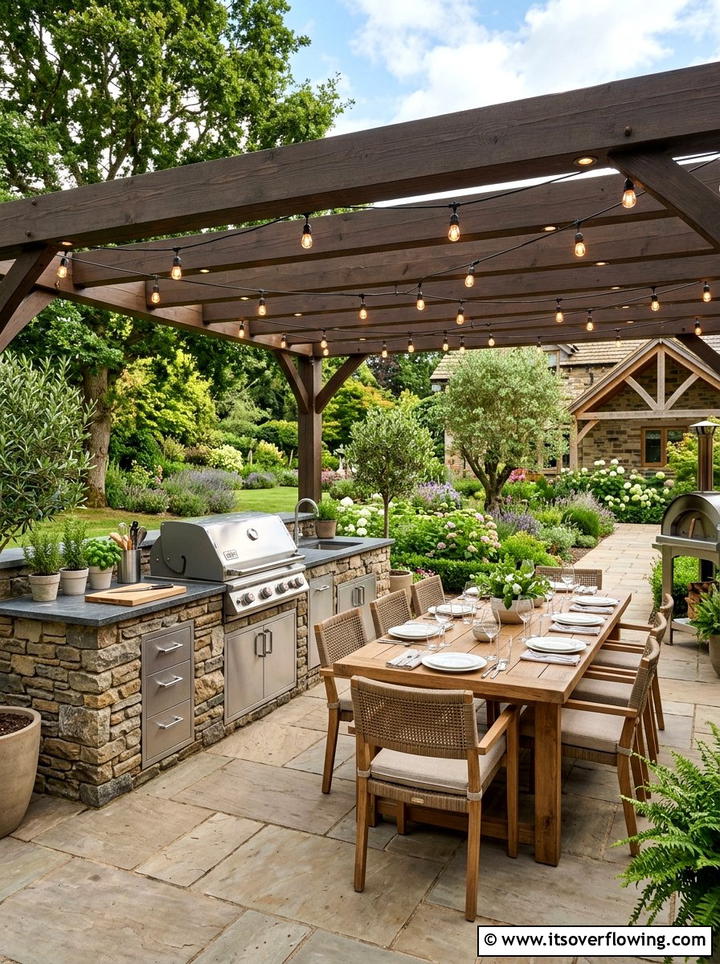 Outdoor kitchen dining - 25 garden design ideas for backyard spaces