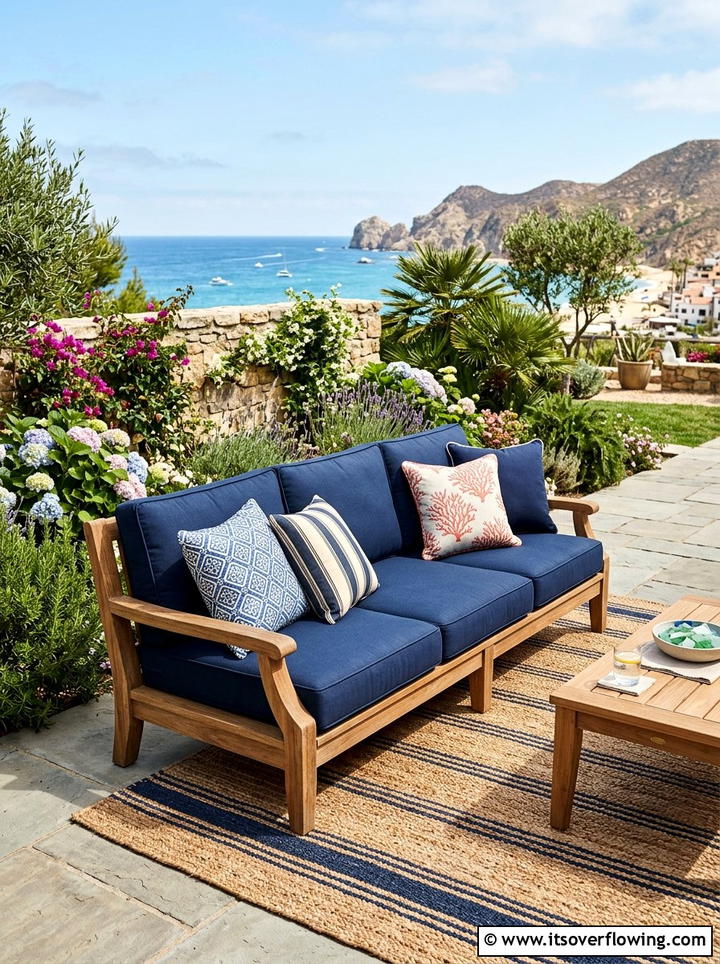 Outdoor lounge sofa - 25 backyard ideas for summer parties