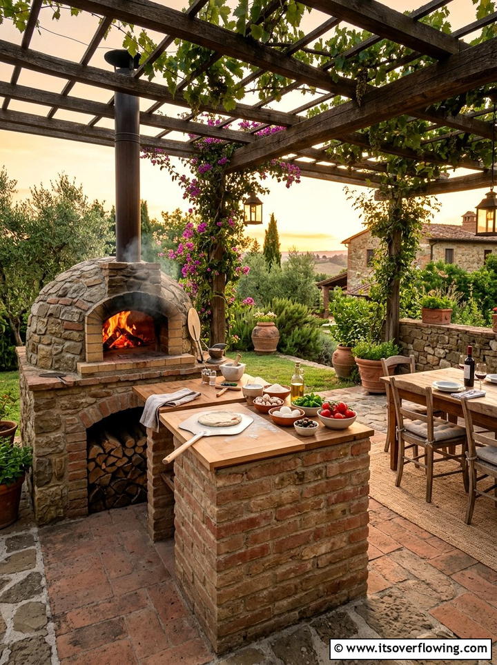 Outdoor pizza oven - 25 backyard ideas for summer parties