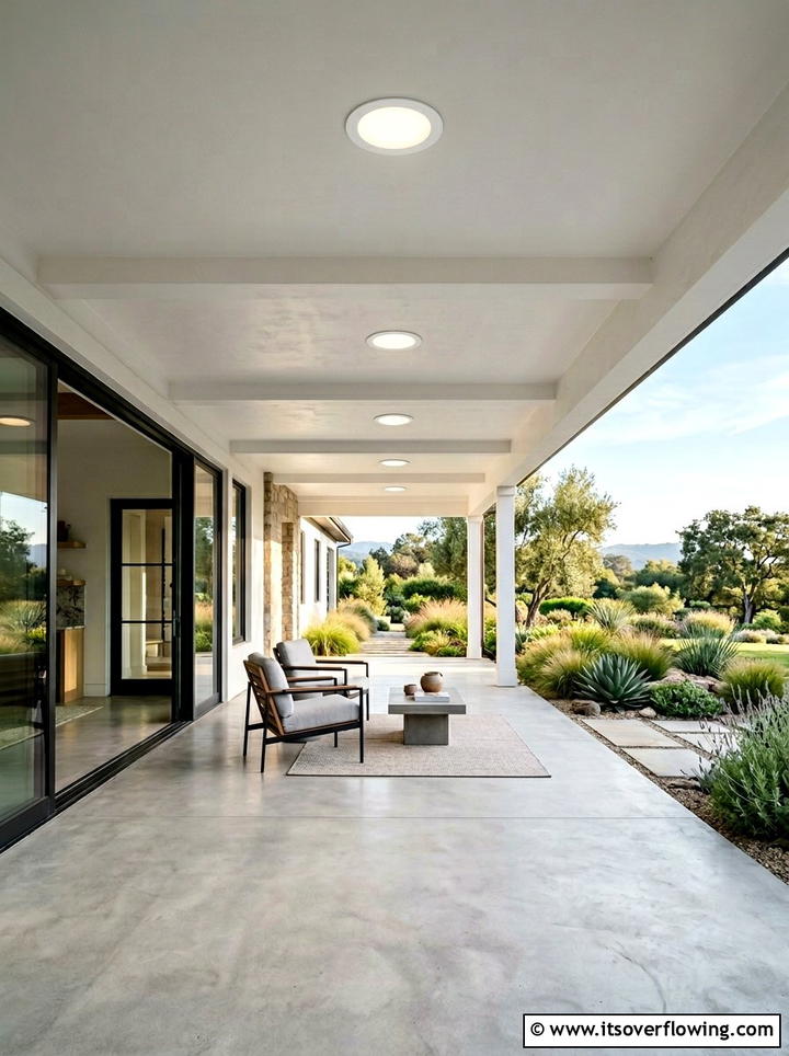 Outdoor smart recessed lighting - 25 front porch ideas with smart lighting