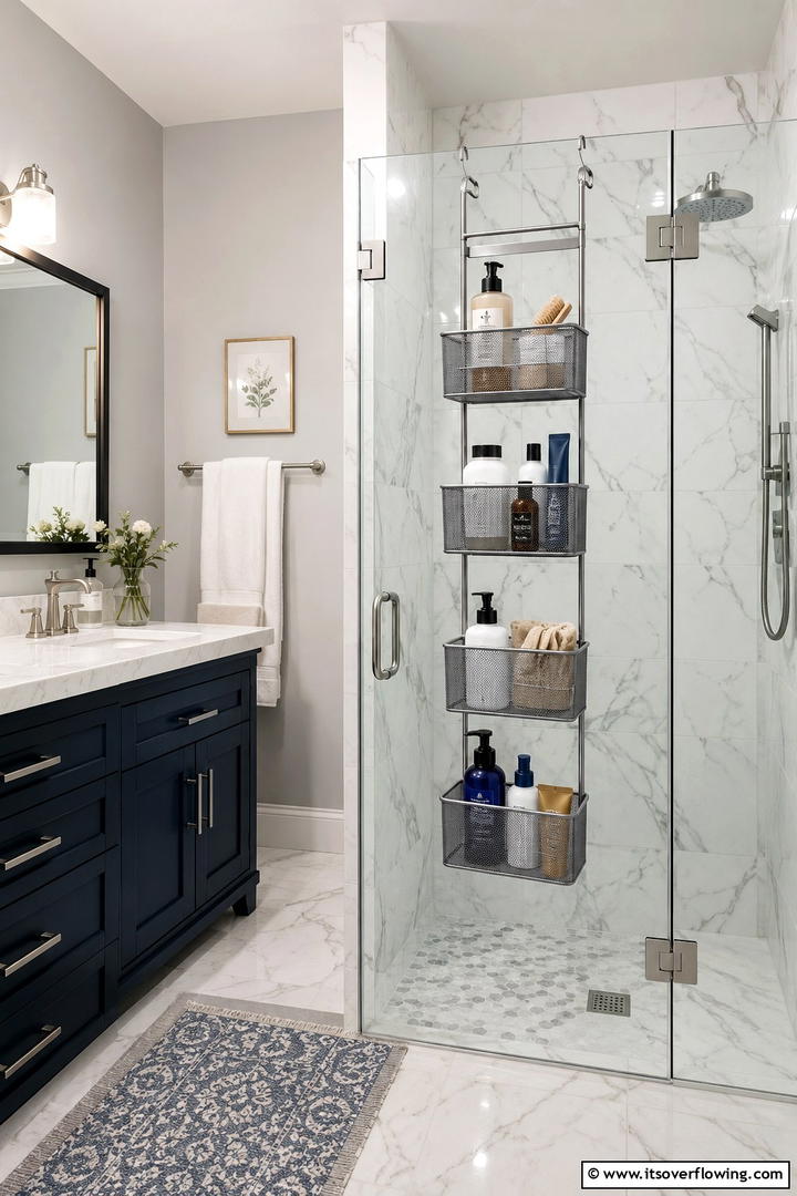 Over the Door Organizers for Streamlined Access - 30 Shower Storage Ideas to Declutter Your Bathroom
