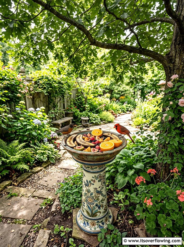 Overripe fruit feeder - 25 garden ideas for butterflies