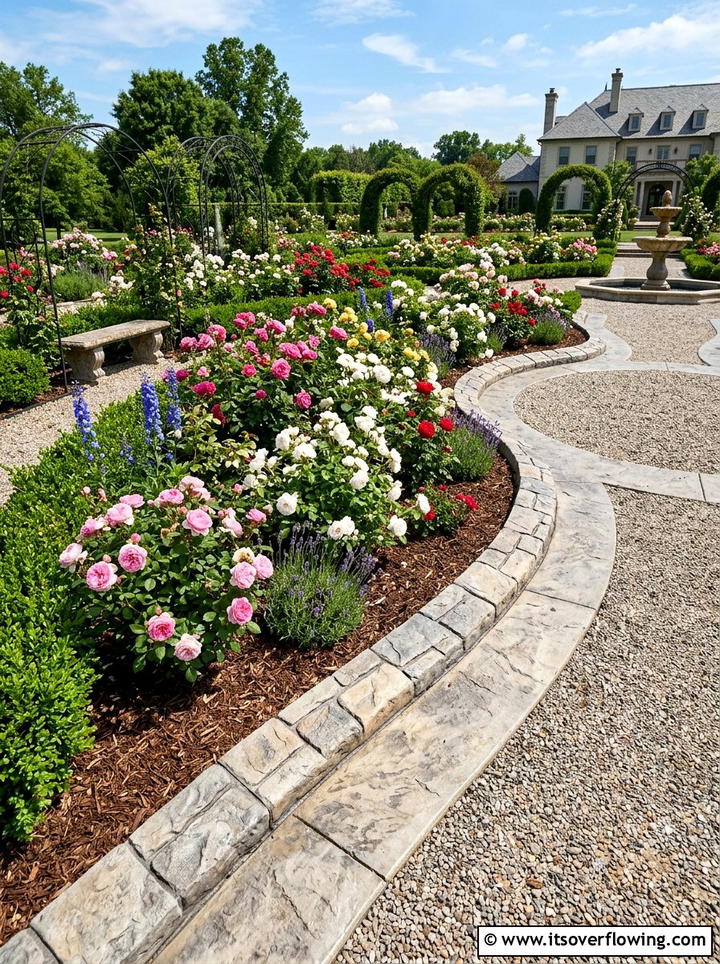 PVC Pipe Garden Border - 25 cheap garden ideas with edging