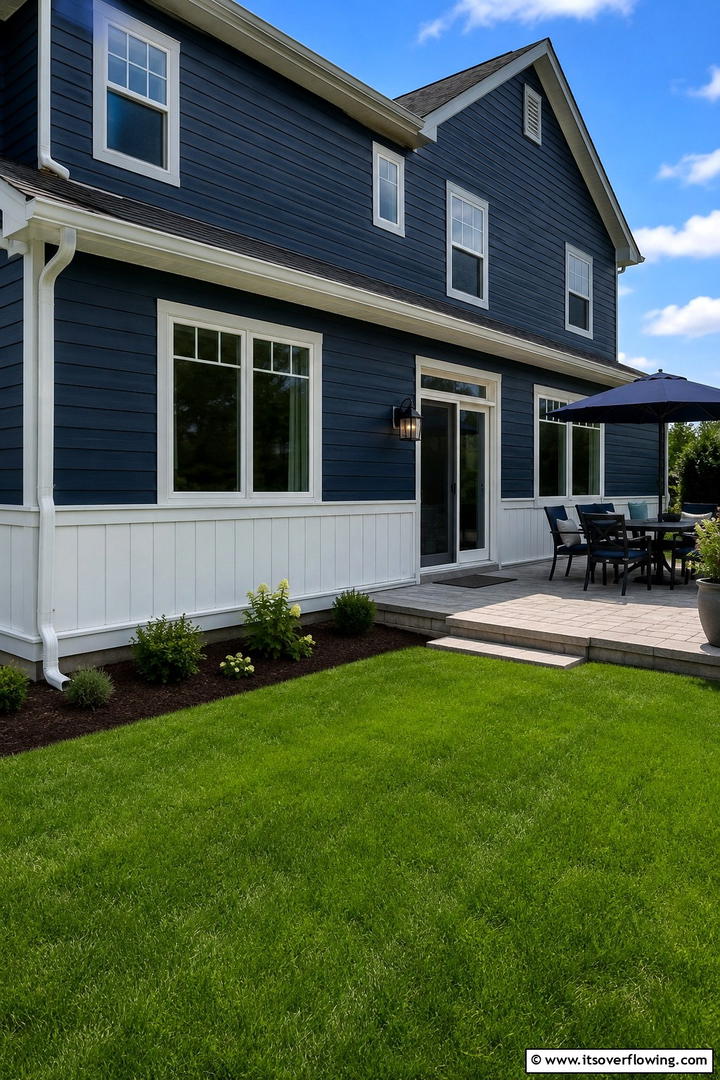 PVC Wainscoting for Low Maintenance Elegance - 25 Exterior Wainscoting Ideas to Enhance Your Home’s Curb Appeal
