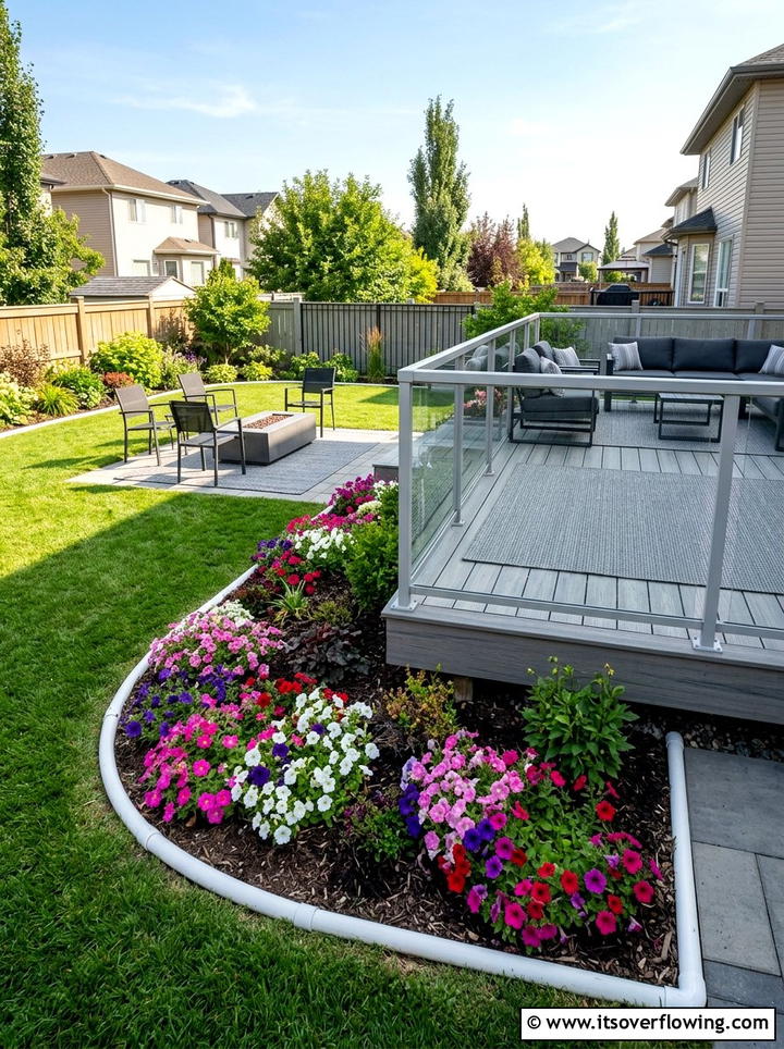 PVC pipe garden edge - 25 reusing old things ideas for garden edging