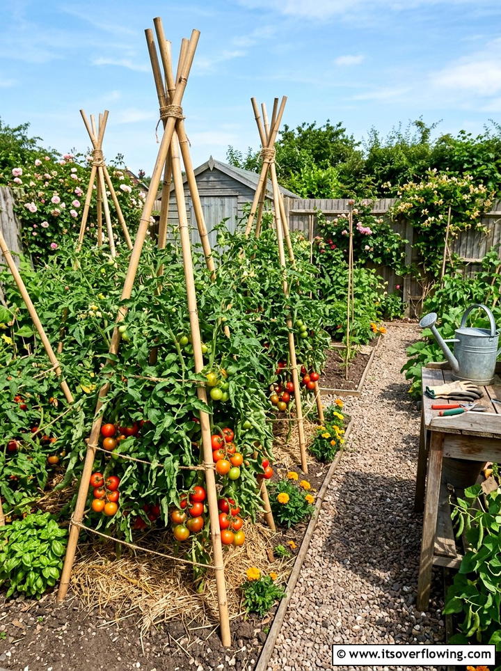 Painted Wood Fence - 25 garden ideas on a budget