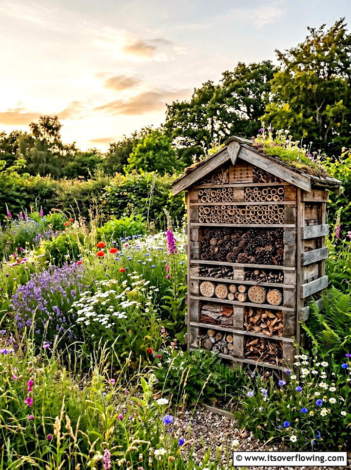 Pallet Bug Hotel - 25 upcycled garden ideas with pallets