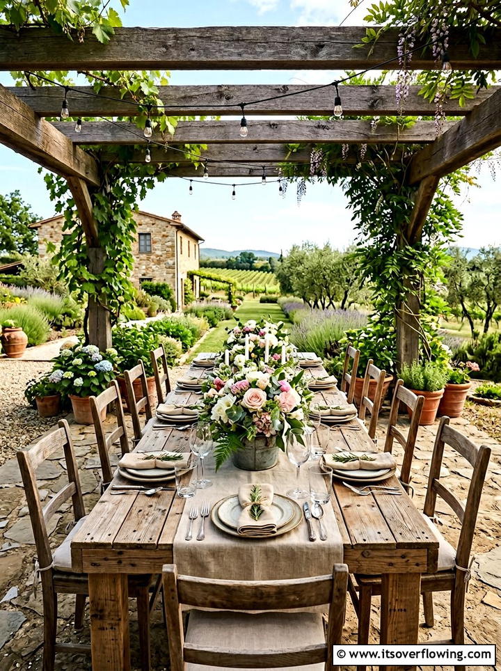 Pallet Dining Table - 25 backyard decorating ideas with pallet projects