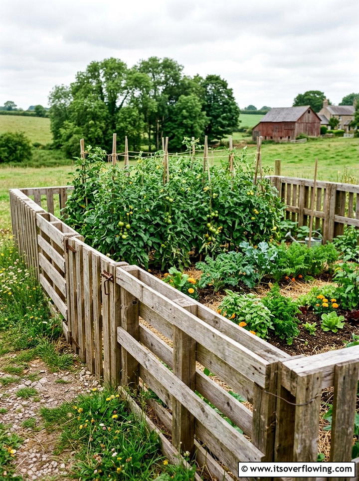 Pallet Fence - 25 backyard ideas with pallet furniture