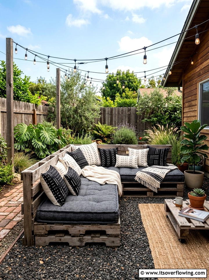 Pallet Furniture Decor - 25 garden decor ideas with throw pillows