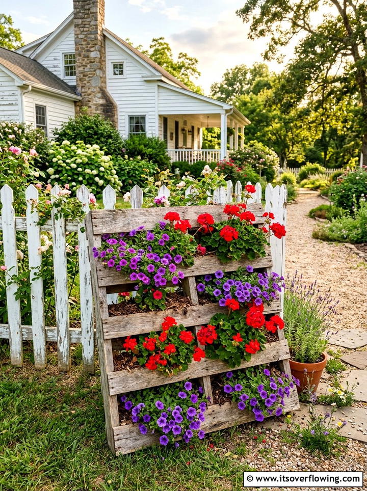 Pallet Garden - 25 garden ideas with vertical gardens