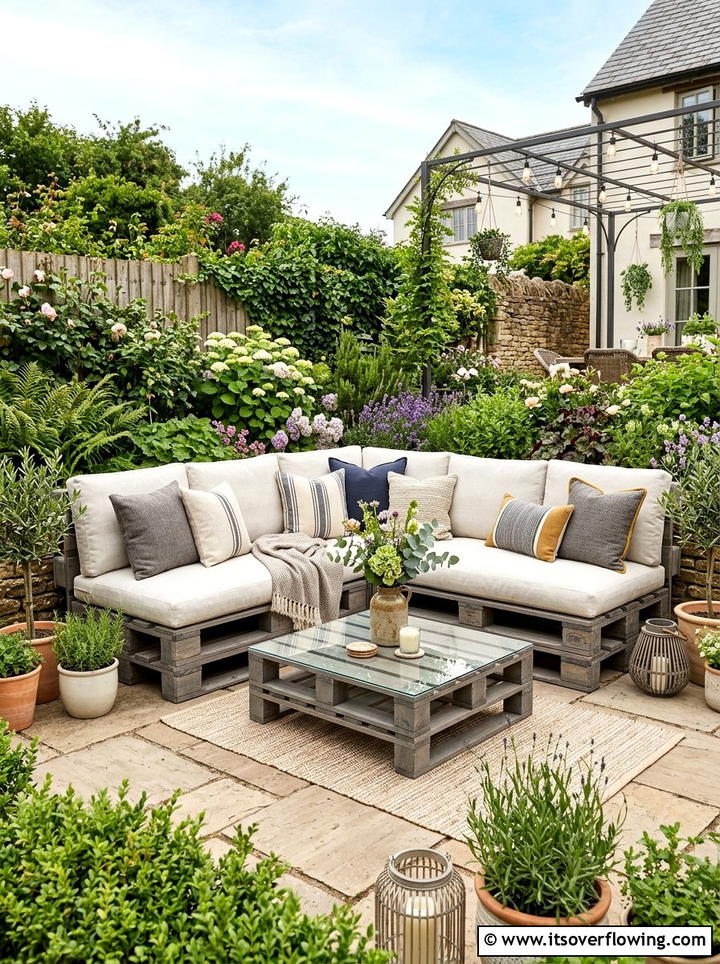 Pallet Garden Furniture - 25 recycled garden ideas for backyard decor