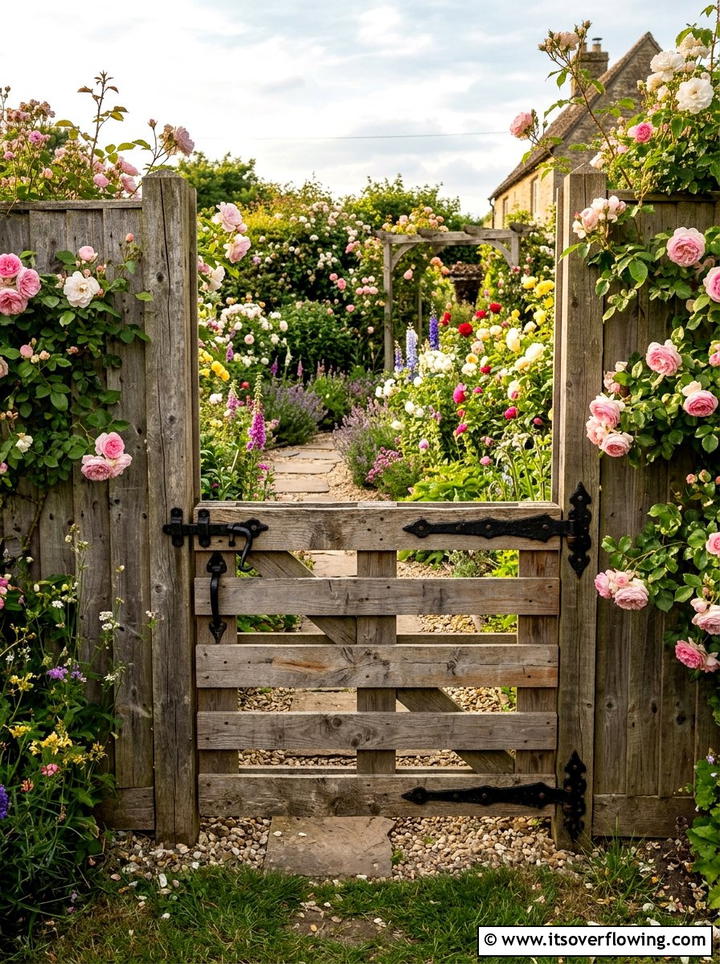 Pallet Garden Gate - 25 garden ideas with pallets