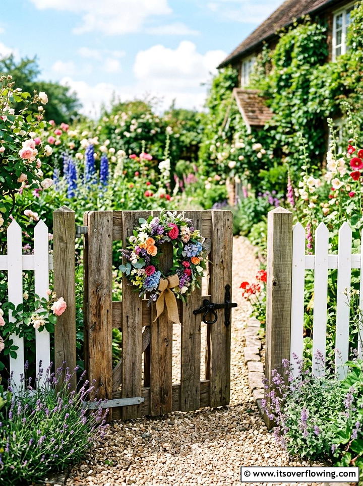 Pallet Garden Gate - 25 cheap garden ideas with pallets