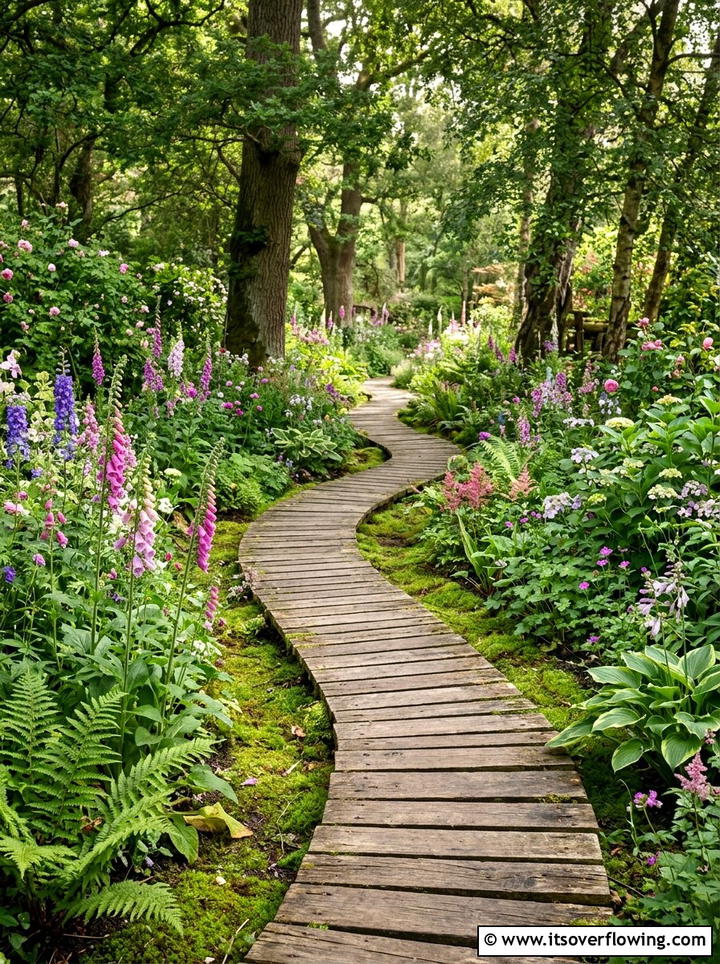 Pallet Garden Path - 25 garden ideas with pallets