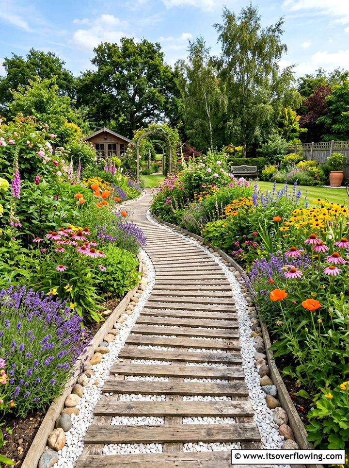 Pallet Garden Walkway - 25 backyard decorating ideas with pallet projects