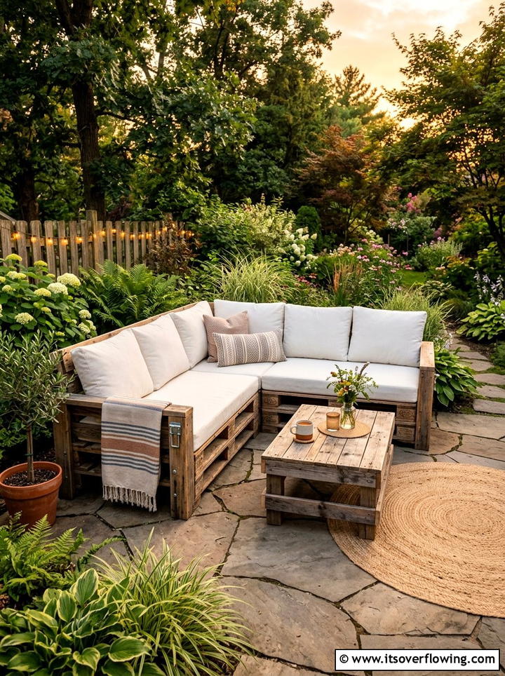 Pallet Outdoor Furniture - 25 backyard ideas on a budget