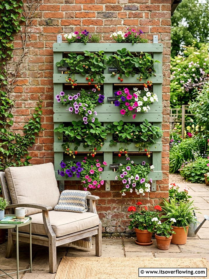 Pallet Planter - 25 creative garden ideas
