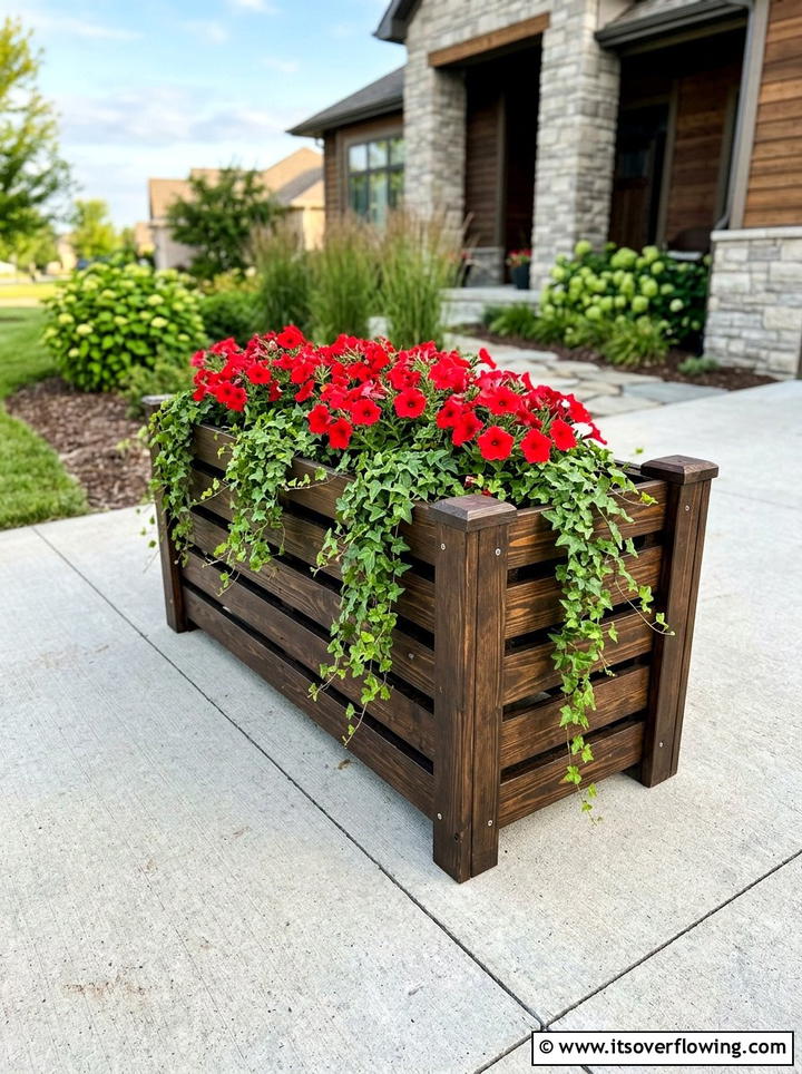 Pallet Planter Box - 25 upcycled garden ideas with pallets