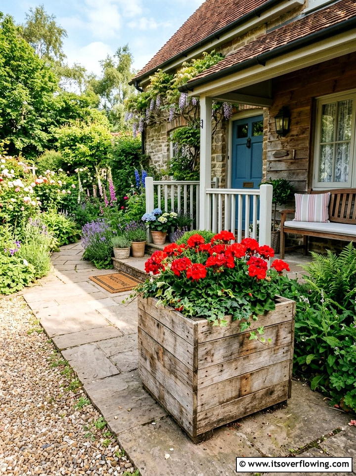 Pallet Planter Box - 25 backyard ideas with pallet furniture