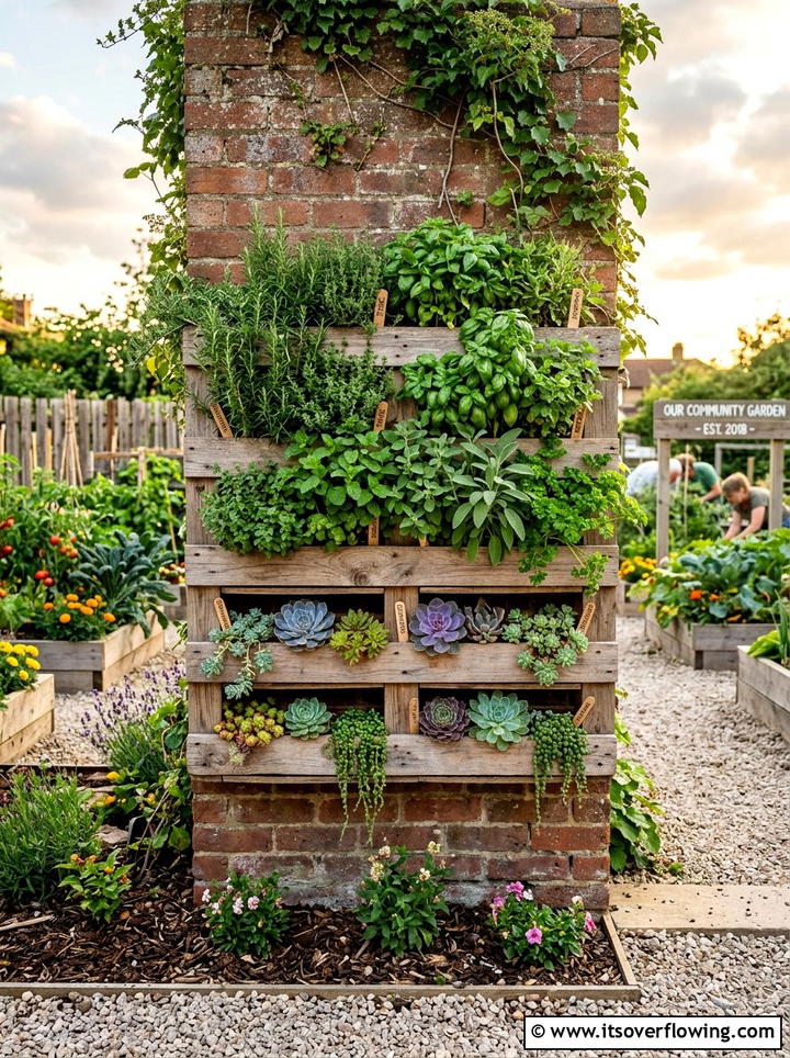 Pallet Planter For Community Garden - 25 recycled garden ideas for community spaces