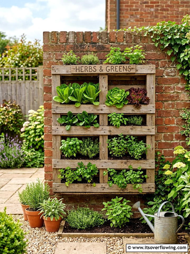 Pallet Vegetable Garden - 25 garden ideas with vegetables