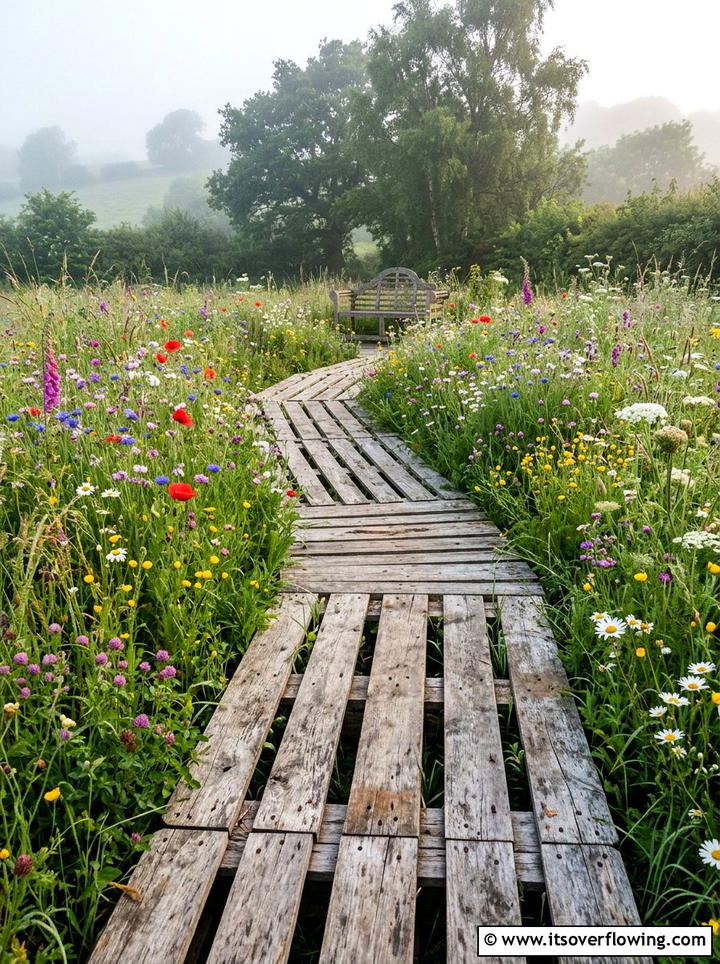 Pallet Walkway - 25 garden ideas with pallets