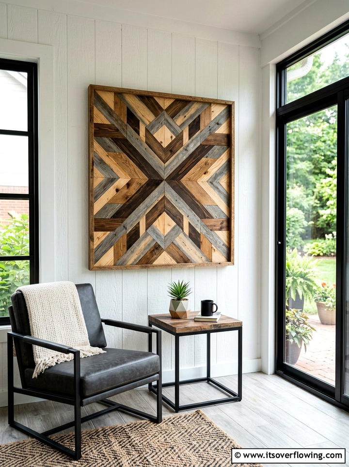 Pallet Wall Art - 25 front porch ideas with pallet decor