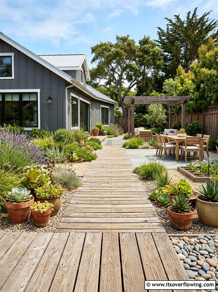 Pallet Wood Garden Path - 25 cheap garden ideas with pathways