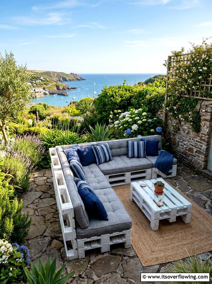Pallet lounge furniture - 25 garden decor ideas for outdoor parties