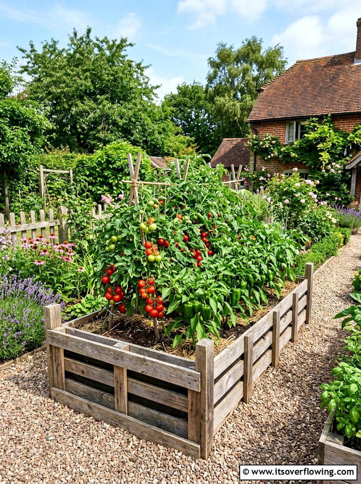 Pallet raised bed - 25 recycled garden ideas with pallets